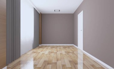 Modern boş ofis dolabı. Toplantı odası. 3D render.