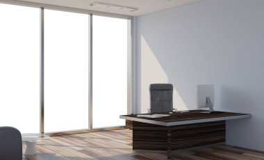 Modern ofis dolabı. Toplantı odası. 3D render.