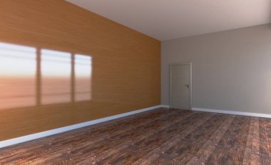 Modern toplantı odası. 3D render.