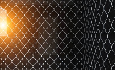 Modern boş banyo. 3D render... Günbatımı