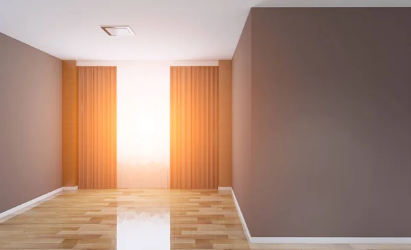 Modern Empty  office Cabinet. Meeting room. 3D rendering. Sunset