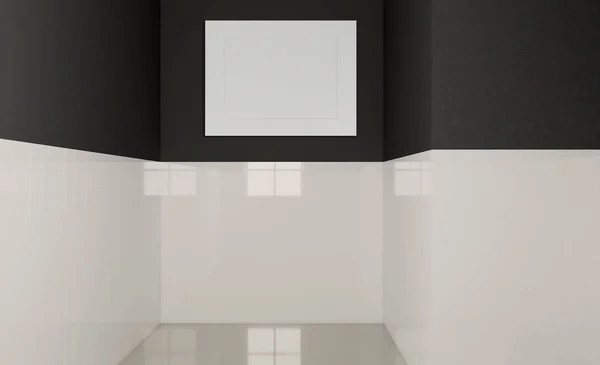 空白的房间 空的绘画 — 图库照片