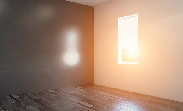 Sauberes Und Frisches Badezimmer Mit Natürlichem Licht Darstellung Sonne — Stockfoto