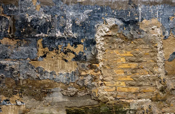 Texture Vieux Mur Avec Des Fissures Contexte — Photo