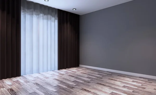 Blank Room Rendering — Stock Photo, Image