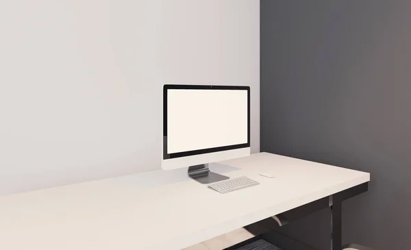 Modern Office Cabinet Meeting Room Rendering — Stock Photo, Image