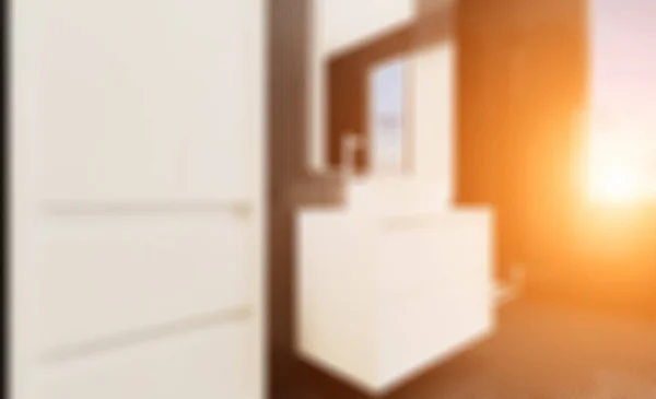 Abstract blur phototography. Bathroom interior bathtub. 3D rende — Stock Photo, Image