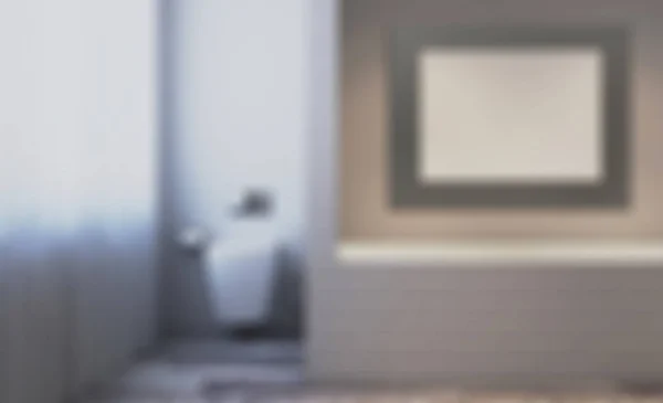 Banheiro Blur Interior de fundo, modelo de exibição de produto . — Fotografia de Stock