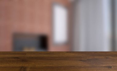 Büyük pencere ile boş iç. Retro ampul. Zemin,