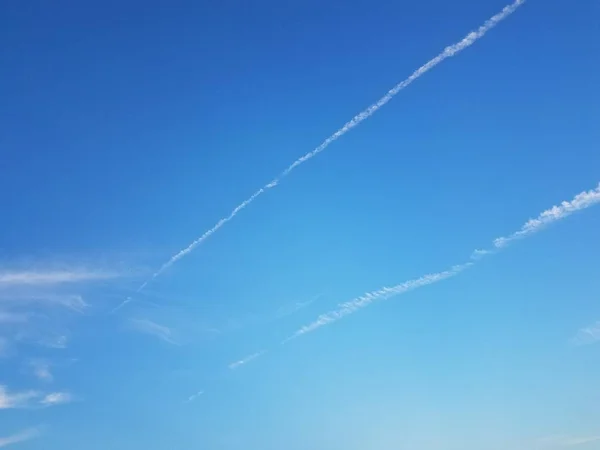 Nahaufnahme Blauer Himmel Wolken — Stockfoto