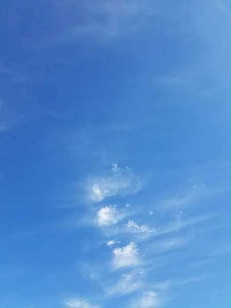 Nahaufnahme Blauer Himmel Wolken — Stockfoto