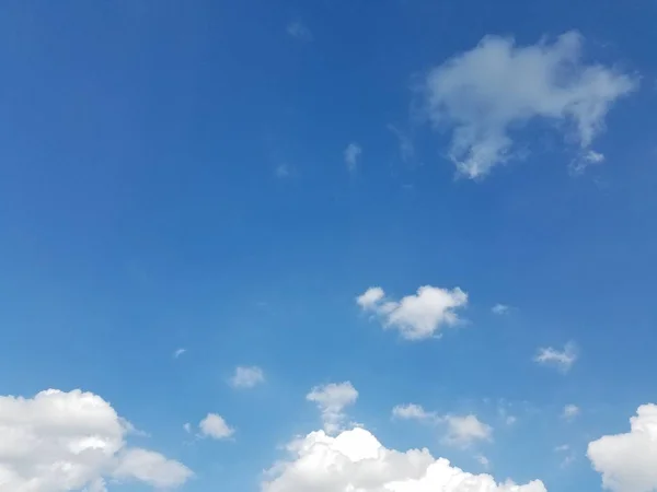 Primeros Planos Nubes Azules Del Cielo — Foto de Stock