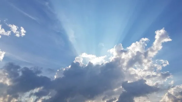 Primeros Planos Nubes Azules Del Cielo —  Fotos de Stock