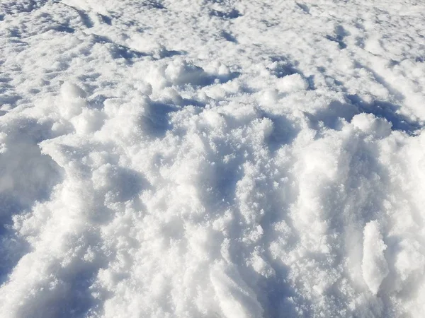 Nahaufnahme Schnee Textur Hintergrund — Stockfoto