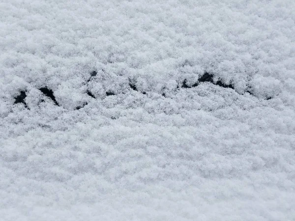 Крупный План Текстуры Снега — стоковое фото