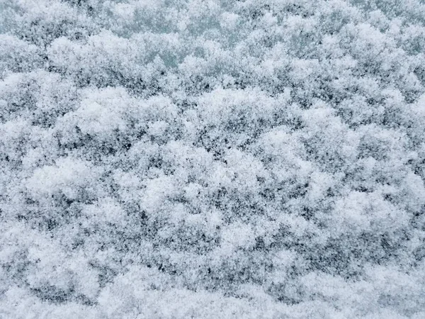 Close Sneeuw Textuur Achtergrond — Stockfoto