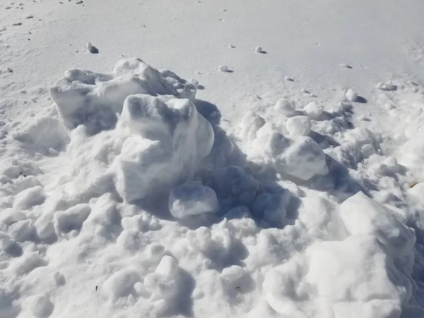 Närbild Snö Struktur Bakgrund — Stockfoto