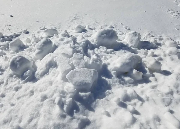 雪の質感の背景を閉じます — ストック写真