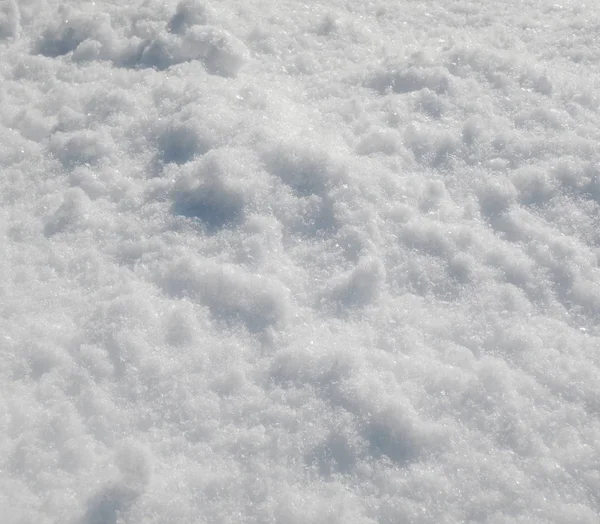 Closeup Snow Texture Background — Stock Photo, Image