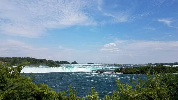 Närbild Niagarafallen — Stockfoto