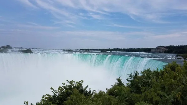 Närbild Niagarafallen — Stockfoto