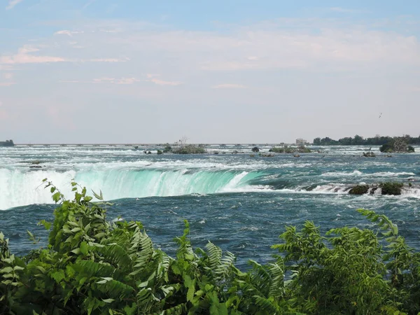 Närbild Niagarafallen — Stockfoto