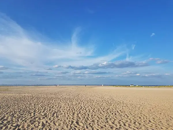 Plaży Wydmami Ścieżkę Morza — Zdjęcie stockowe