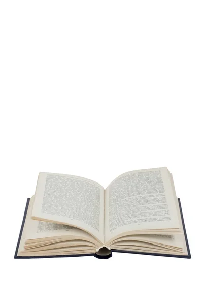Beyaz arkaplanda izole edilmiş kitabı aç