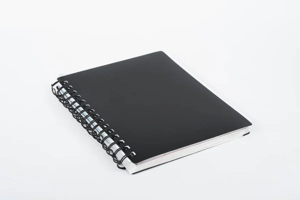 Notebook Penna Sfondo Bianco — Foto Stock