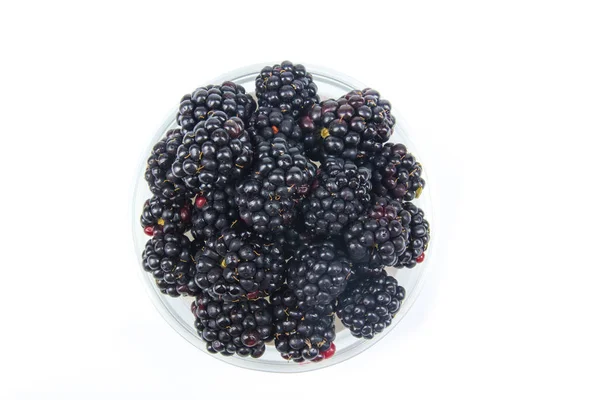 Varias Bayas Frescas Verano Tazón Antioxidantes Dieta Desintoxicación Frutas Orgánicas —  Fotos de Stock