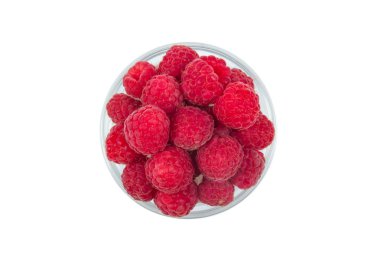 Bir kase içinde çeşitli yaz taze çilek. Antioksidan, detoks diyet, organik meyve. Üstten Görünüm