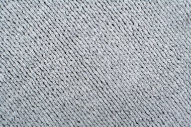 Süveter ya da atkı kumaş dokusu büyük örgü. Örülmüş forma ve kabartma desenli. Yün el yapımı makine, el yapımı.