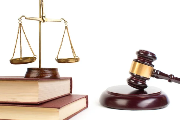 Hukuk kavramı. Parlak zemin üzerine hukuk sembolleri. Metin için yer