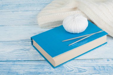 Anne, Baba, Sevgililer günü veya kış gibi özel el yapımı hediye, soğuk gün için renkli eşarp örme yün topu yığını, özel anlamlı Vintage mavi mevcut yapmak için örgü