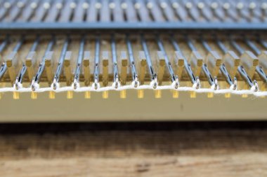 Örgü, örgü için iş parçacığı için aygıtlar