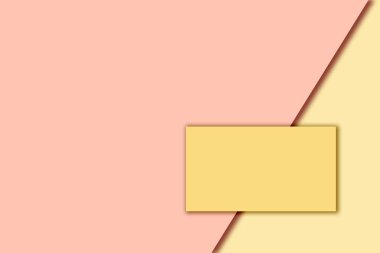 Renkli arka plan üzerinde boş kartvizit. Metin için yer kopyalayın.