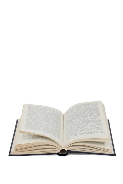 Open book isolated on white background. — Stock Photo, Image