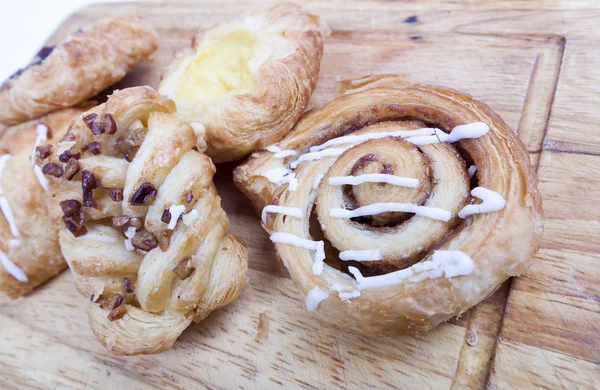 Pasticceria Danese Sfondo Bianco — Foto Stock