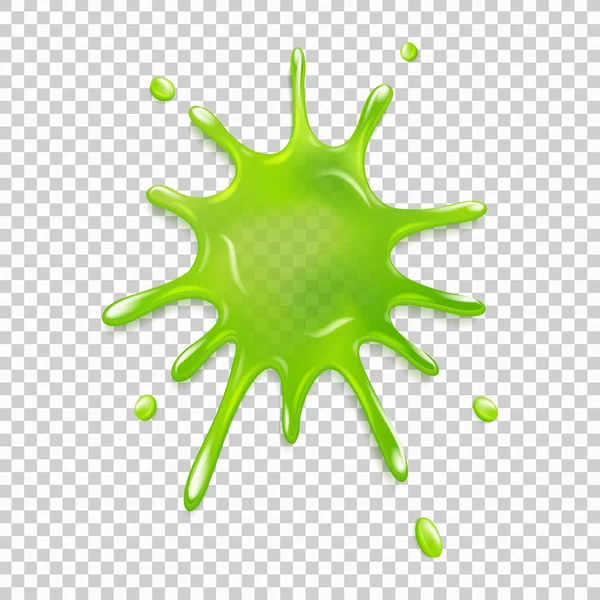 Realistische groene slime — Stockvector