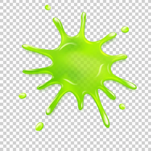 Realistische groene slime — Stockvector