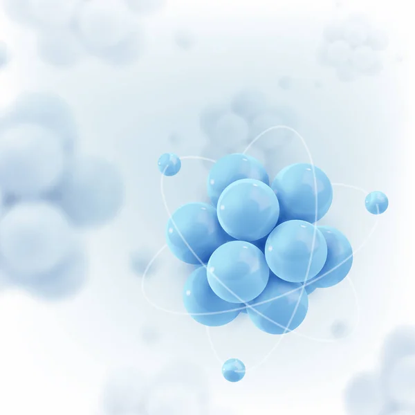 Molecole astratte. Atomi — Vettoriale Stock