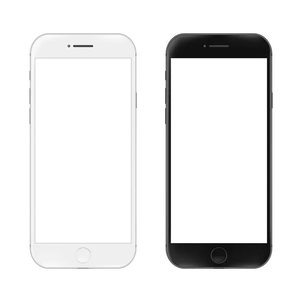 現実的な携帯電話 — ストックベクタ