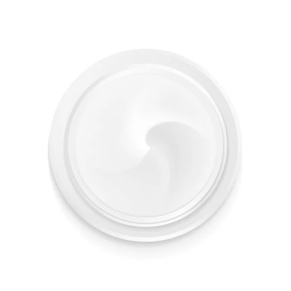 Crème hygiénique vue du dessus — Image vectorielle