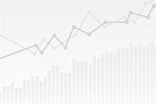 Visualização abstrata de infográficos — Vetor de Stock