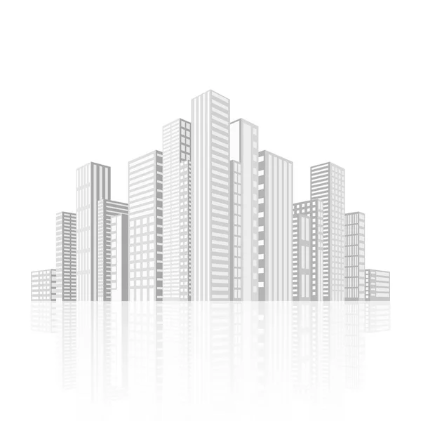 Ilustração de Construção e Cidade — Vetor de Stock