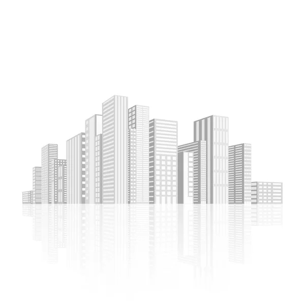 Budynku i ilustracja miasta — Wektor stockowy