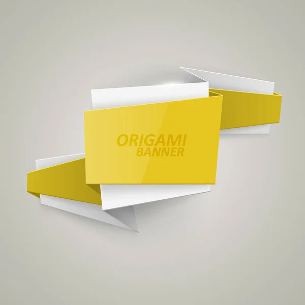 Origami astratto bolla discorso — Vettoriale Stock