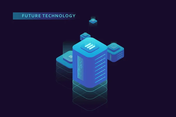 Ilustração do equipamento de internet isométrico — Vetor de Stock