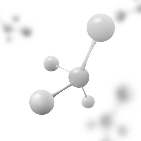 Diseño de moléculas abstractas — Vector de stock