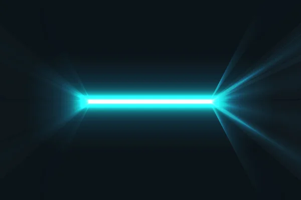 Doğru neon hattı — Stok Vektör